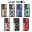 Motorola Edge 30 Fusion Phone Case Rose Gold TPU+PC Sliding Cover - 2