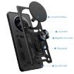Realme 12 5G Global Phone Case - Blue Sliding Camera Cover TPU Hybrid PC - 3