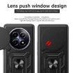 Realme 12 5G Global Phone Case - Blue Sliding Camera Cover TPU Hybrid PC - 4
