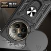 Realme 12 Pro/12 Pro+ 5G Black TPU Hybrid PC Case with Camera Cover - 5