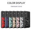 Realme C65 4G Red Phone Case - Sliding Camera Cover TPU Hybrid PC - 2