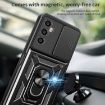 Realme C65 4G Red Phone Case - Sliding Camera Cover TPU Hybrid PC - 6