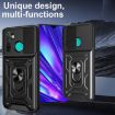 Realme 5 Pro Blue TPU Hybrid PC Case with Sliding Camera Cover - 2