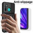 Realme 5 Pro Blue TPU Hybrid PC Case with Sliding Camera Cover - 5