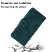 Tecno Camon 40 Green Tiger Embossing Flip Leather Phone Case - 7