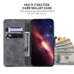 Tecno Camon 40 Grey Geometric Embossed Leather Phone Case - 5