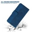 Tecno Spark 30 Pro Blue Geometric Embossed Leather Phone Case - 7