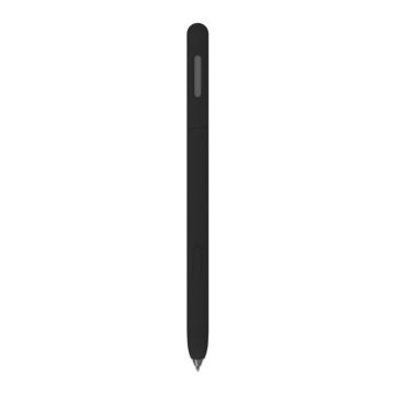 Samsung Galaxy Tab S7 LOVE MEI Leather Texture Silicone Pen Case Black - 1