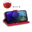 Tecno Camon 40 Pro 4G Red Leather Flip Case - Skin Feel Pure Color - 5