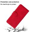 Tecno Camon 40 Pro 4G Red Leather Flip Case - Skin Feel Pure Color - 7