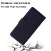 Tecno Spark 30 Pro Black Leather Flip Case - Skin Feel Pure Color - 7