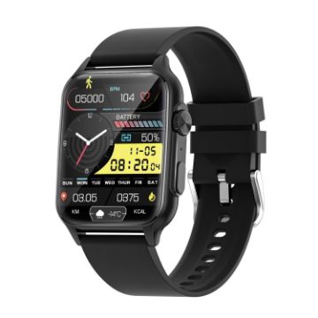 KT64 Smart Watch - 1.96" IPS Screen, Bluetooth Calls, Blood Oxygen Monitor - 1