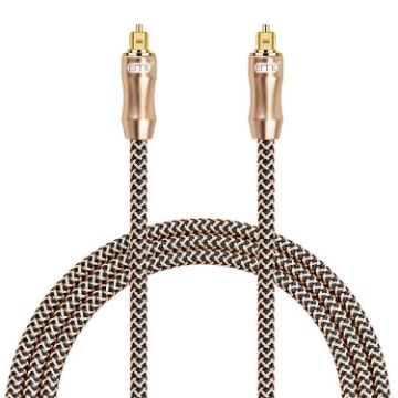 3m Gold-plated TV Digital Audio Optical Fiber Cable OD6.0mm - 1