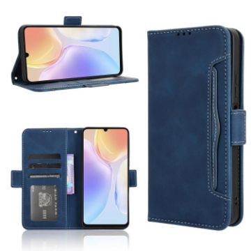 Ulefone Note 20 Pro Blue Leather Phone Case with Card Slots - 1