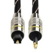 1.5m EMK Square to Round Port Digital Audio Optical Fiber Cable - 2