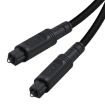 3m Black Square Port to Square Port Optical Audio Cable OD4.0mm - 1