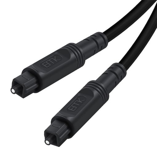 3m Black Square Port to Square Port Optical Audio Cable OD4.0mm - 1