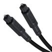 15m EMK OD4.0mm Square to Square Digital Audio Optical Cable (Black) - 2