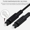 15m EMK OD4.0mm Square to Square Digital Audio Optical Cable (Black) - 8