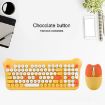 QW05 Pink Mixed Color 2.4G Wireless Keyboard Mouse Set Portable - 5