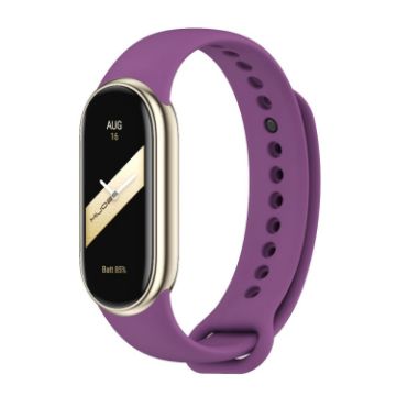 Xiaomi Mi Band 8/9 Mijobs Purple Silicone Watch Band - 1