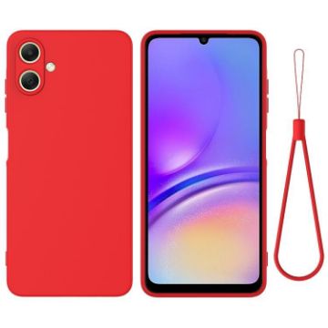 Samsung Galaxy A07 4G Red Liquid Silicone Dropproof Phone Case - 1