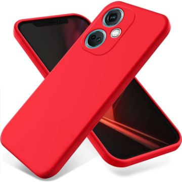OnePlus Nord CE 3 Red Liquid Silicone Shockproof Phone Case - 1