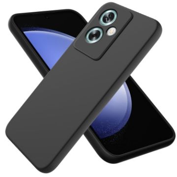 OnePlus Nord N30 SE Black Liquid Silicone Shockproof Phone Case - 1