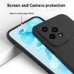 For Honor 200 Lite Black Liquid Silicone Dropproof Phone Case - 4