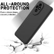 For Honor 200 Black Liquid Silicone Dropproof Full Coverage Phone Case - 5