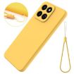 For Honor X7c/Play 200 Plus Yellow Liquid Silicone Dropproof Phone Case - 7