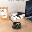 Apple Watch V17A Foldable Magnetic Wireless Charger - Black - 5