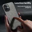 OPPO A78 4G Blue Magnetic Leather Back Case - Skin Feel - 5