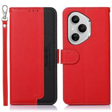 For Honor 400 Pro Global Red RFID Leather Phone Case 160.8mm KHAZNEH - 1