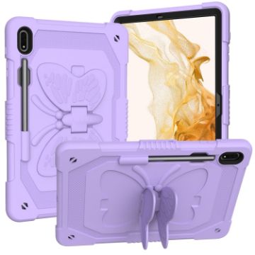 Samsung Galaxy Tab S9+ Rugged Case with Butterfly Kickstand - Raro Purple - 1