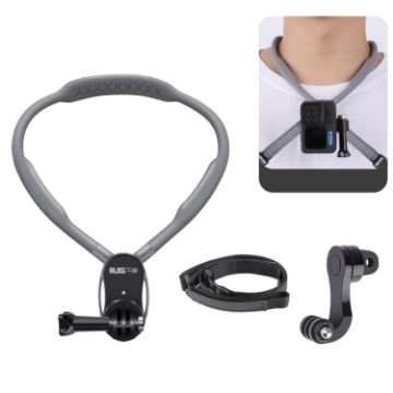 RUIGPRO Lazy Neck Bracket POV Mount with J-Hook Buckle for Hands-Free Use - 1
