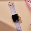 Apple Watch Ultra 49mm Baby Purple Silicone Pin Buckle Band - 4