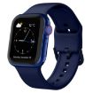 Apple Watch Series 8 41mm Silicone Band, Pin Buckle - Midnight Blue - 1