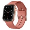 Apple Watch Series 8 45mm Coral Silicone Band with Pin Buckle - 1