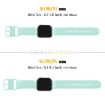 Apple Watch SE 2022 40mm Mint Green Silicone Band Pin Buckle - 2