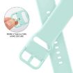 Apple Watch Series 6 40mm Mint Green Silicone Band Pin Buckle - 3