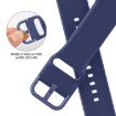 Apple Watch Series 5 44mm Silicone Band, Pin Buckle - Violet Gray - 3