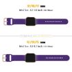 Apple Watch Series 5 40mm Purple Silicone Pin Buckle Band - 2