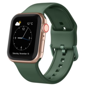 Apple Watch Series 4 44mm Clover Silicone Band with Pin Buckle - 1