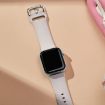 Apple Watch Series 4 40mm Silicone Band, Pin Buckle - Starlight - 4