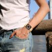 Apple Watch Series 2 42mm Light Orange Silicone Band Pin Buckle - 5