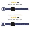 Apple Watch Series 2 42mm Violet Gray Silicone Band Pin Buckle - 2
