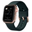 Apple Watch Series 2 38mm Dark Green Silicone Band Pin Buckle - 1