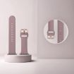 Apple Watch Series 2 38mm Silicone Band, Pin Buckle, Smoked Purple - 3