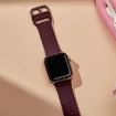 Apple Watch 42mm Silicone Band, Pin Buckle, Wine Red - 4